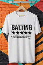 Batting Streetwear T-Shirt for Cricket Fans | Street Style Tee