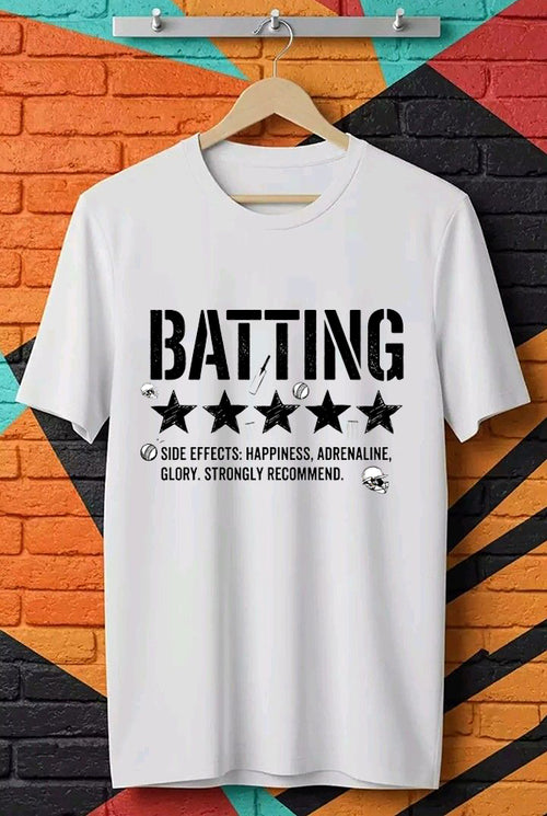 Batting Streetwear T-Shirt for Cricket Fans | Street Style Tee
