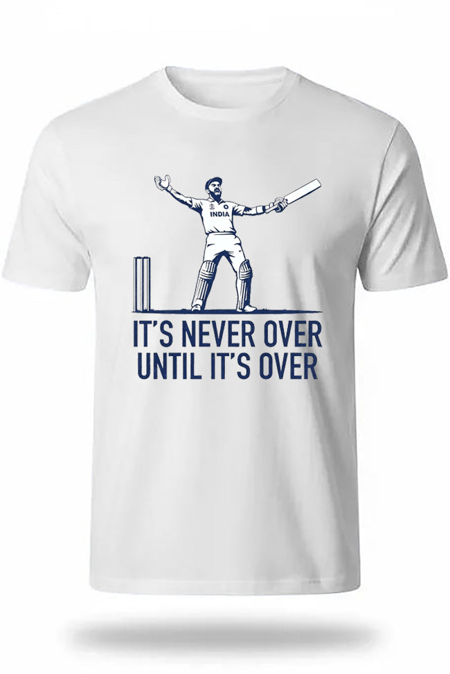 It’s Never Over Until It’s Over Cricket Graphic Tee
