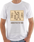Addicted To Win Cricket Winner Mindset Graphic Tee
