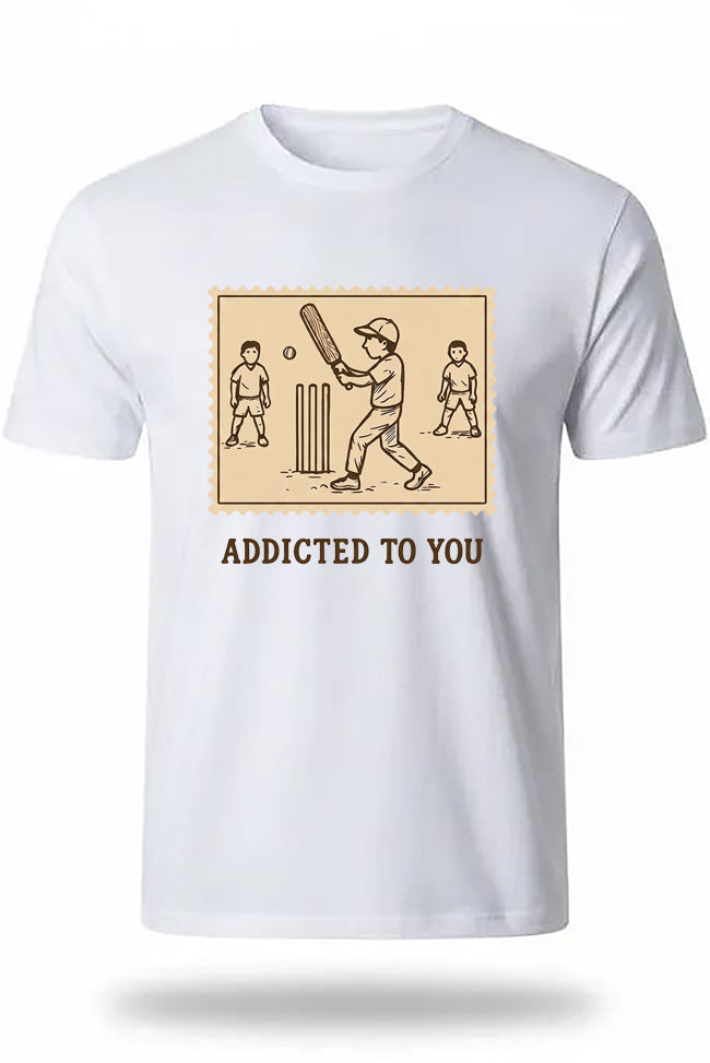 Addicted To Win Cricket Winner Mindset Graphic Tee