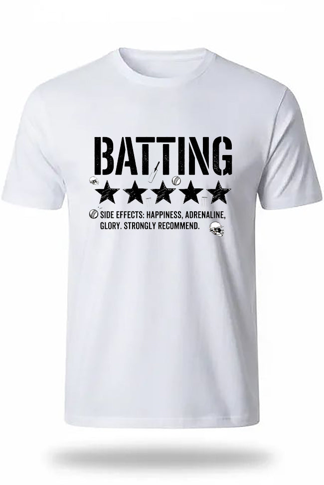 Batting Streetwear T-Shirt for Cricket Fans | Street Style Tee