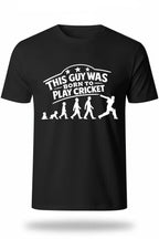 This guy was Born To Play Cricket – Cricket Lover Graphic Tee